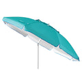 6.5 ft Tilted Beach Umbrella - Turquoise