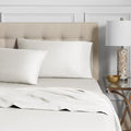 Hotel Style White Egyptian Cotton Pillow Cases Set (2)